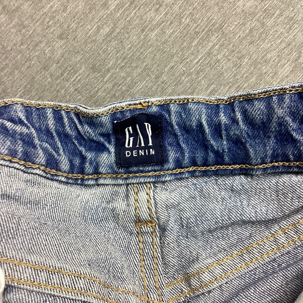 Gap Cheeky Straight Old School High Rise Women Size 0/25P Denim Jeans - Picture 8 of 14